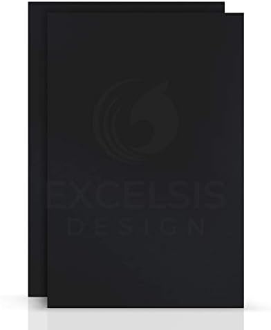 Black Foam Board 22 x 28 x 3/16" (5mm) Inch, 15 Pack Acid-Free Foam Core Poster Board Sheets for Art, Crafts, Presentation, Vision Board, Signboard, and Party Decorations