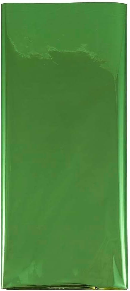 JAM PAPER Tissue Paper - Green Mylar - 3 Sheets/Pack