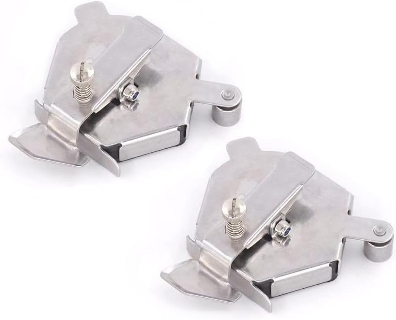 Bequilter Upgraded Multifunctional Magnetic Seam Guide for Sewing Machines, Adjustable Sewing Guide for Precise Stitching, Universal Sewing Supplies and Accessories (Sliver*2)