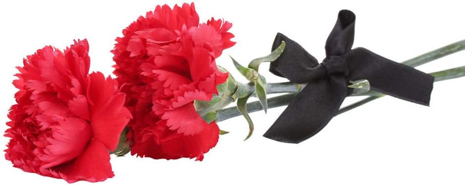 LIUYAXI Black Double Faced Satin Ribbon, 2" X Continuous 50 Yards, Fabric Ribbon Use for Bows Bouquet,Christmas Gift Wrapping,Floral Arrangement