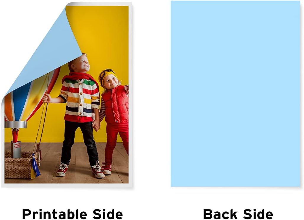 Printers Jack Sublimation Paper 8.5x14 inches, 100 Sheets 120gsm for Any Epson Sawgrass Inkjet Printer with Sublimation Ink, Heat Transfer Sublimation Paper for T-shirt, Mugs, Light Fabric