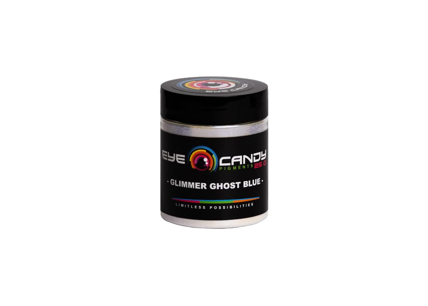 Mica Powder Pigment “Glimmer Ghost Blue” Multipurpose DIY Arts and Crafts Additive | Woodworking, Natural Bath Bombs, Resin, Paint, Epoxy, Soap, Nail Polish, Lip Balm (Glimmer Ghost Blue, 25G)