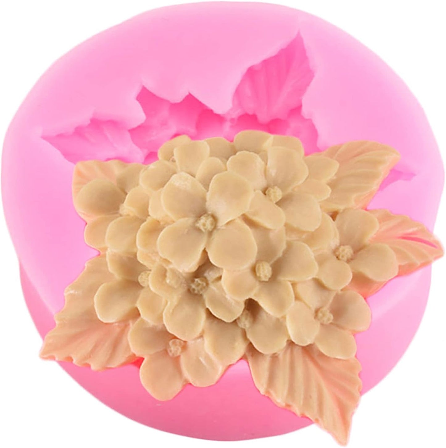 Lilac Fondant Silicone Mold Flower Chocolate Cake Candy Baking Mold Candle Soap Plaster Ploymer Clay Mould