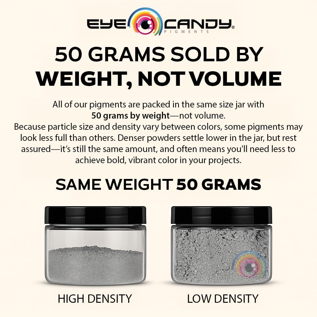 Eye Candy Pigments Premium Blue Mica Powder - Blueblood (50gr) - for Epoxy, Resin, Soap, Paint, Woodworking, Acrylic Pouring, Bath Bombs, Fishing Lures - DIY Arts and Crafts Additive