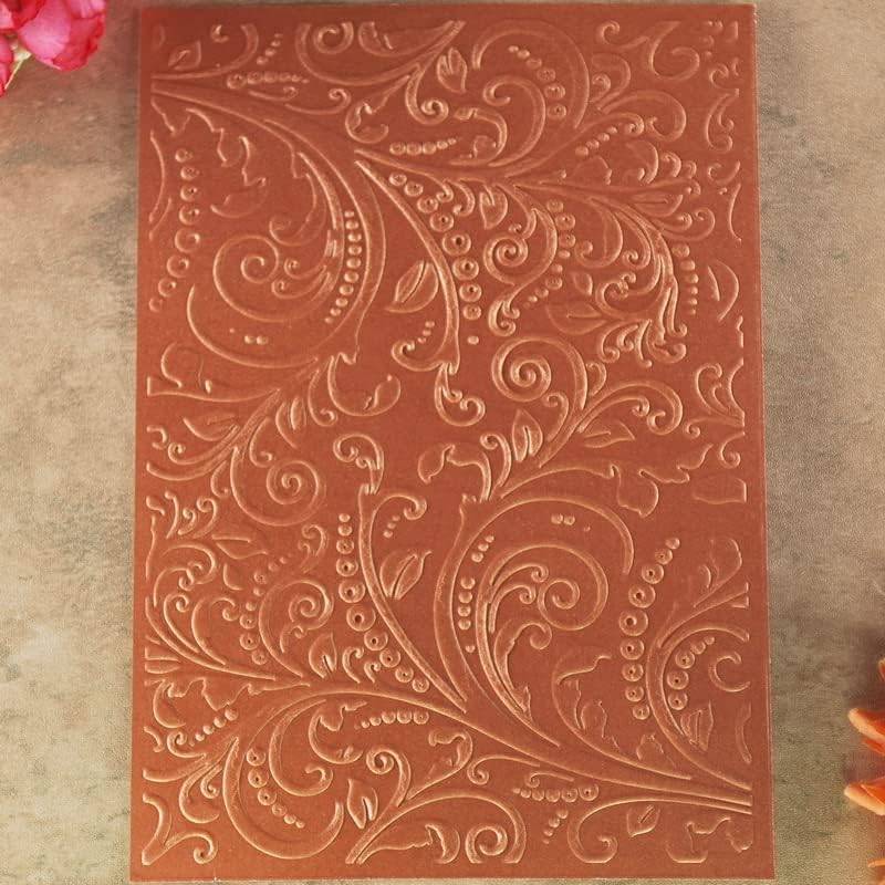 DDOUJOY Leaves Berry Plastic Embossing Folders for Card Making Scrapbooking and Other Paper Crafts 2101003