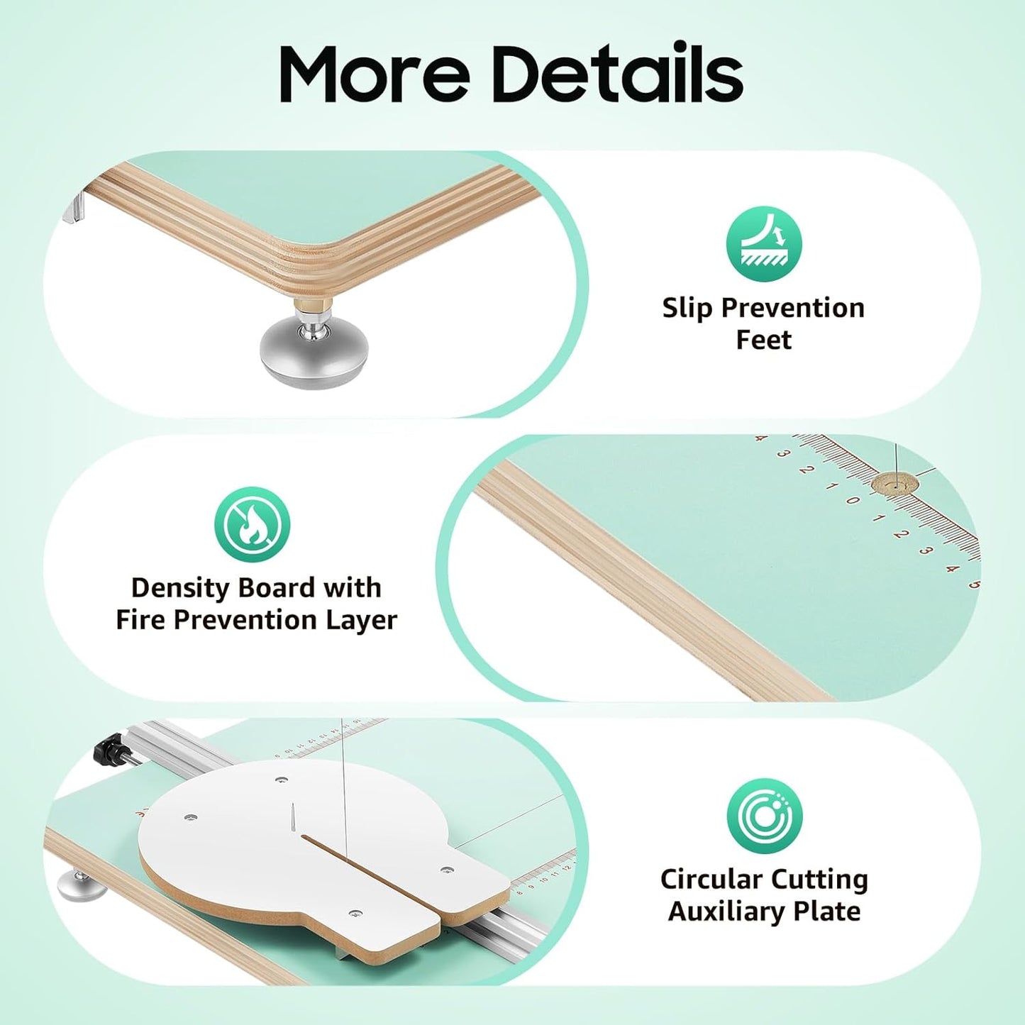 Foam Cutting Machine, 72W Hot Wire Foam Cutter Working Table Electric Hot Wire Ribbon Cutter Adjustable Temperature & Bracket Angle Commerical Wire Cutters Working Table for Pearl Cotton