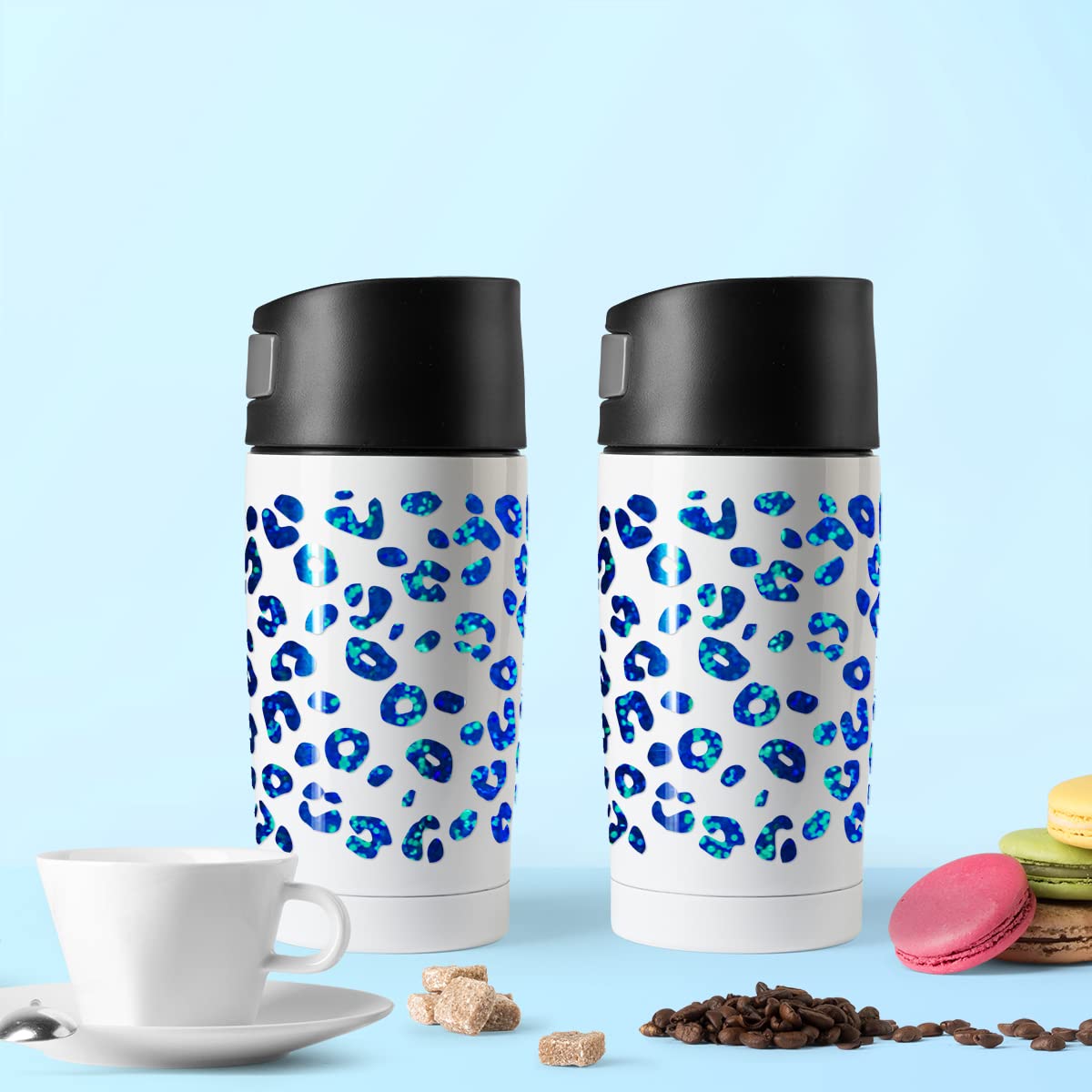 VViViD Mosaic+ Crafting Vinyl (Blue Holographic Glitter, 1ft x 5ft)