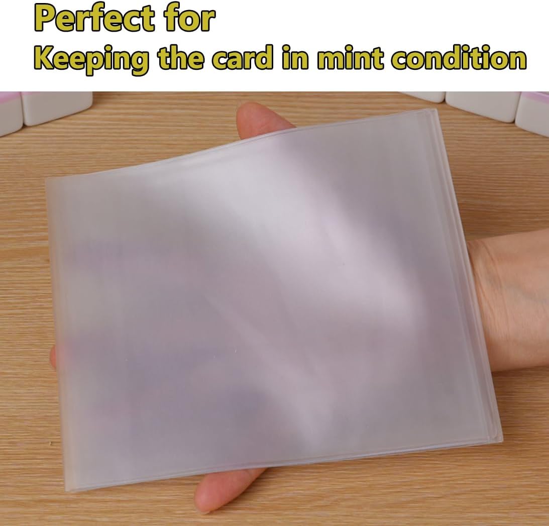 aoG Mahjong Card Holder for Mah Jongg Hands and Rules, Non Glare, PVC Plastic, Soft, Durable, 2025 (Standard 2 pcs)
