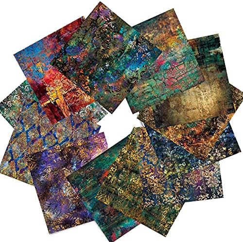6x6 Mixture Passion Scrapbook Paper Pad, 24 Sheets, Single-Sided, Medieval Painting Patterns, Cardstock Paper for Scrapbooking, Cardmaking, DIY Projects