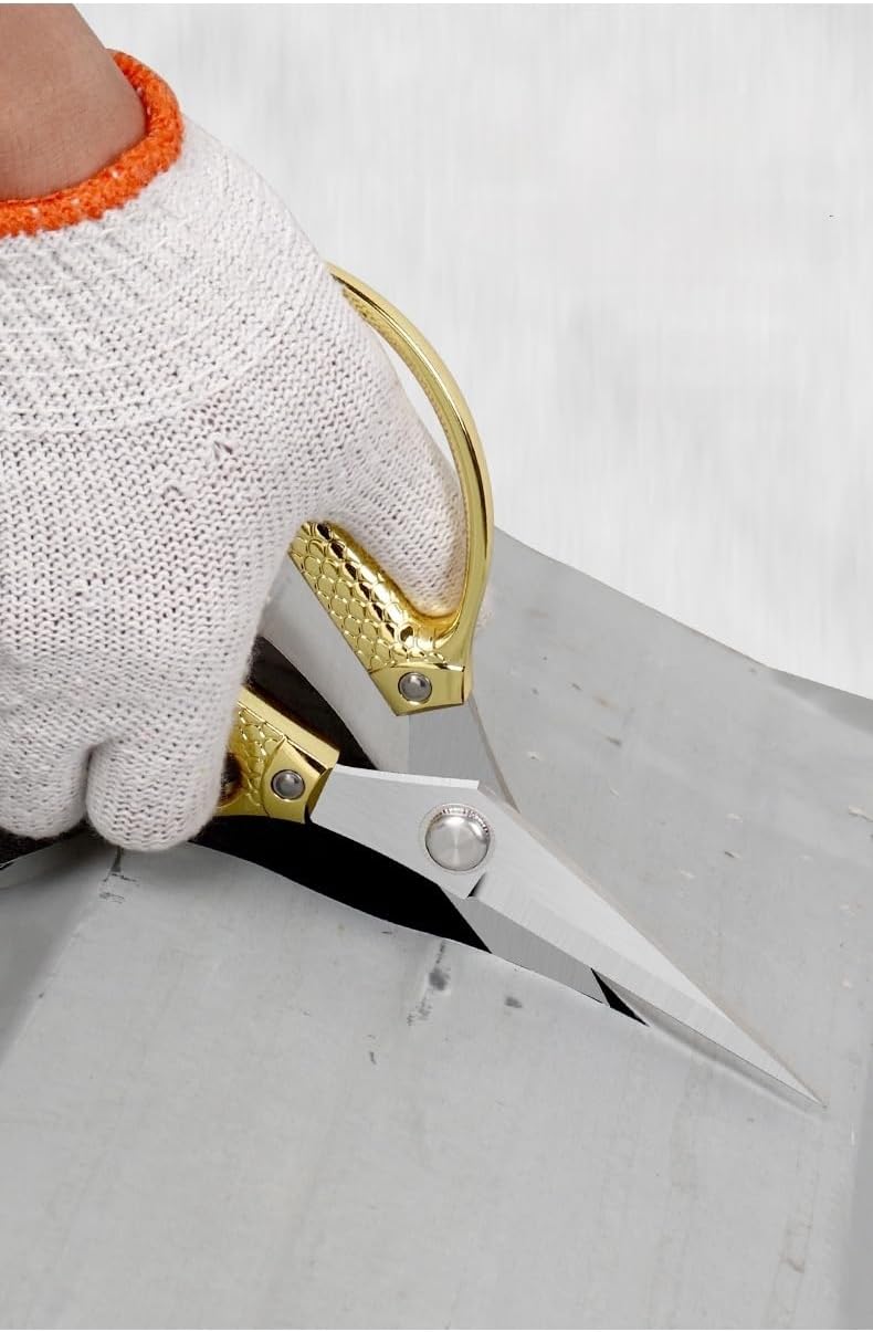 Yellow Office Scissors -Heavy Duty & All Purpose, Stainless Steel, Ideal for Kitchen office & Home Use