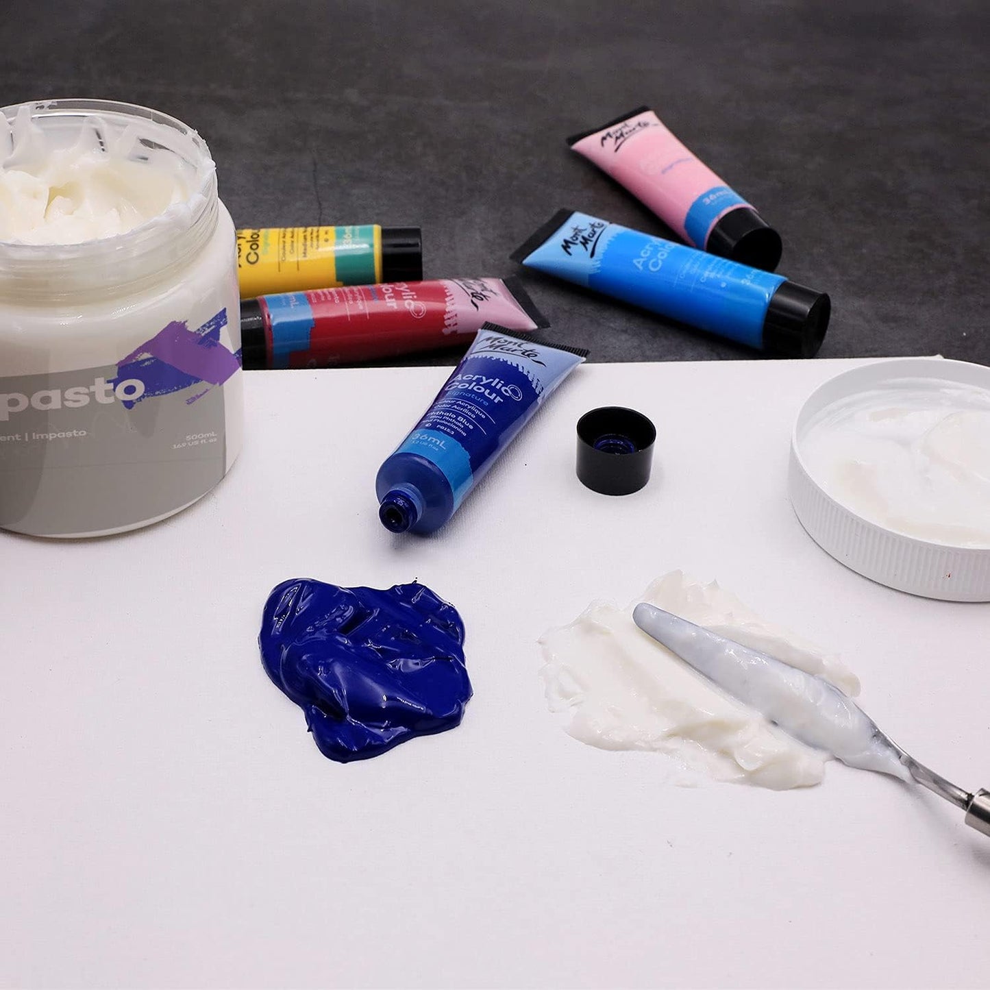 Mont Marte Impasto Acrylic Medium 500ml (17oz) (Pack of 2)