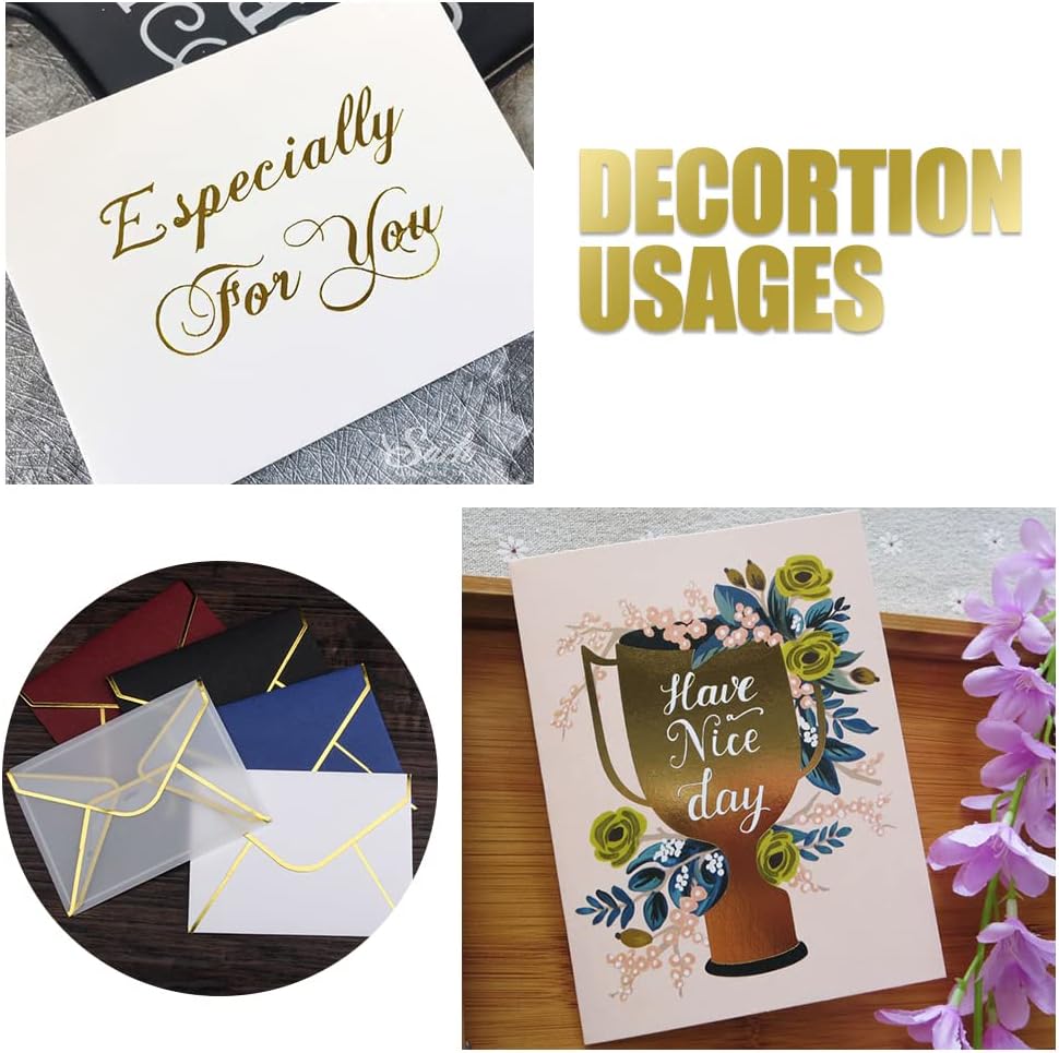 CYFUN DESIGN 400 Pieces Toner Reactive Foil for Foil Transfer Kit/Heat Foil Pen,Heat Transfer Foil Paper,8 Assorted Colors 11.4x7.9inch Hot Foil Roll Transfer Foil Roll for Craft Album Decor