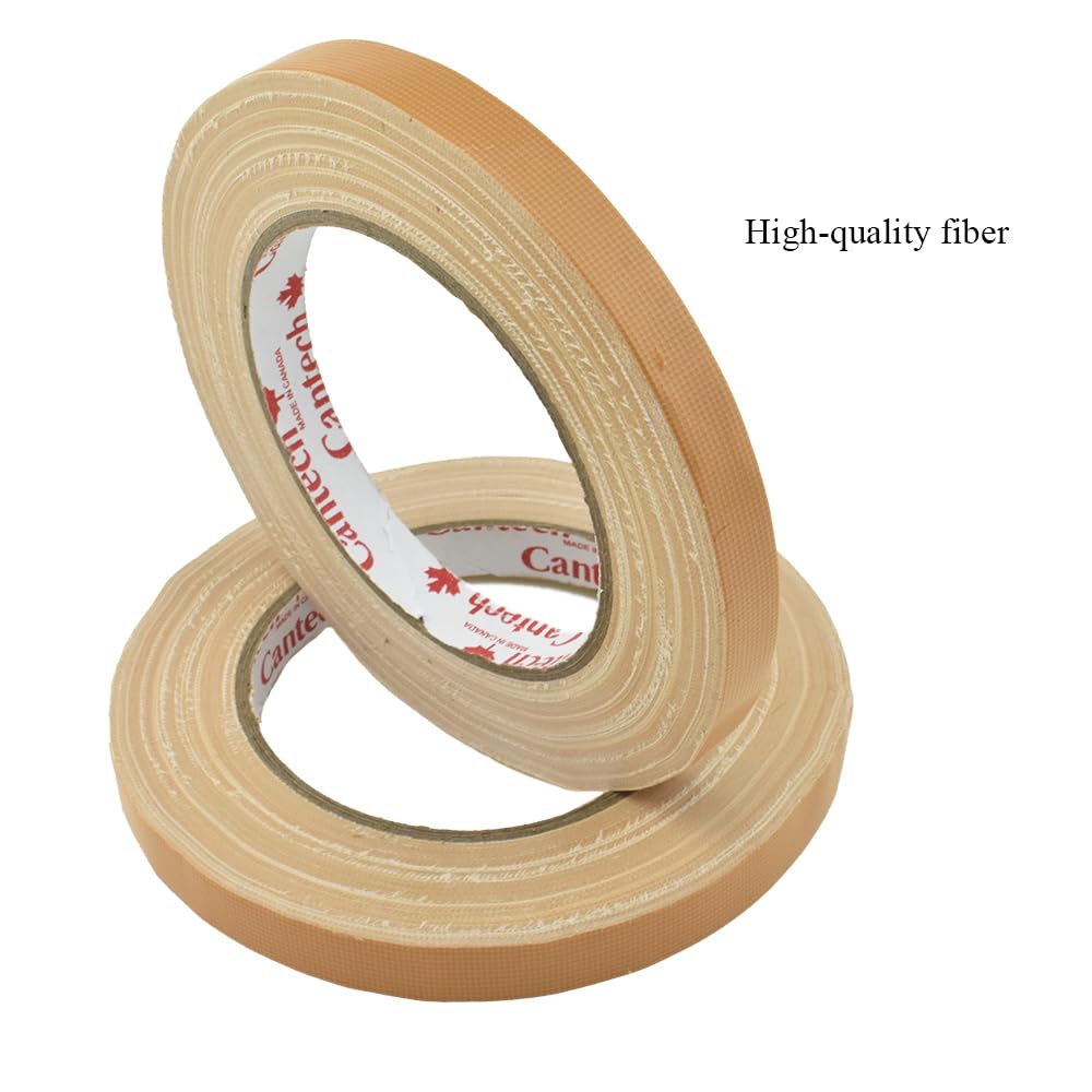 HAHIYO Light Brown 0.5Inch Wide Floral Tape, Waterproof Florist Tape Flower Wrap Adhesive Waterproof Decorative Tape for Bouquet Stem Wrapping Flower Arranging Floral Craft, 2Rolls 200Feet/66Yard