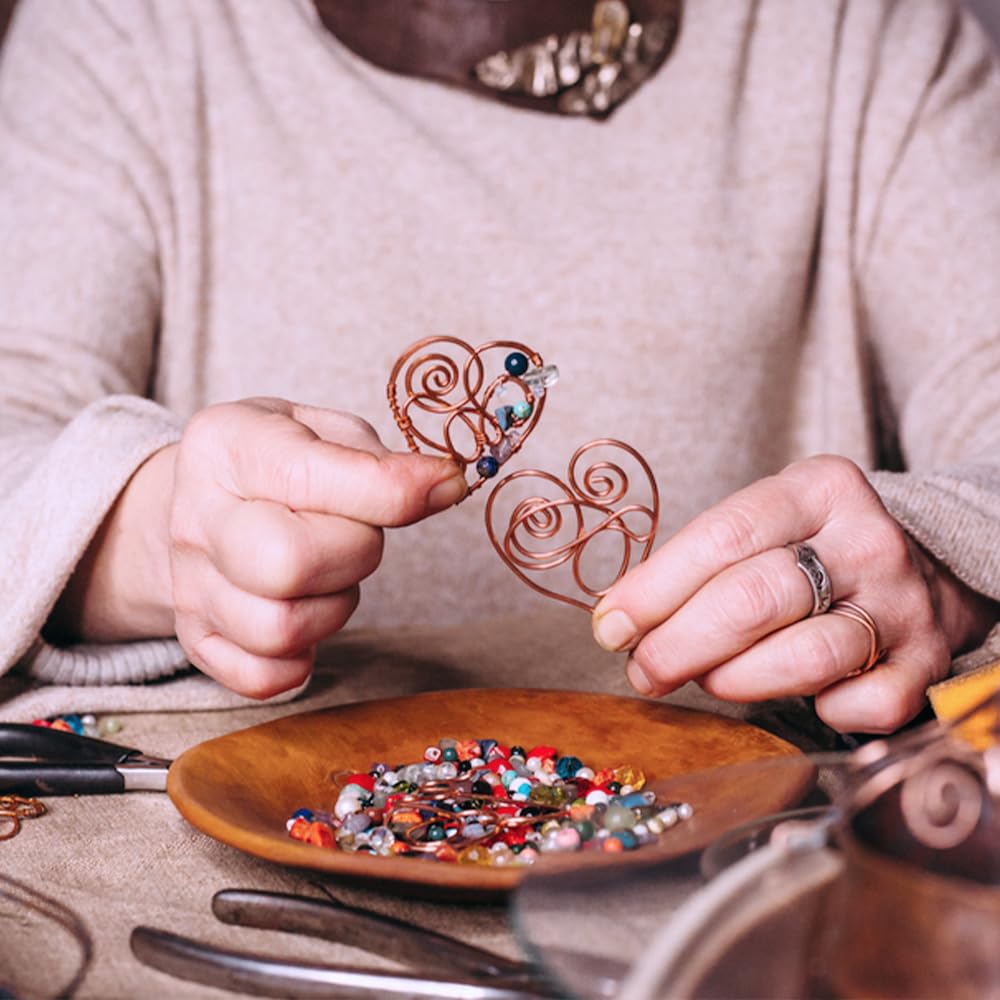 UTILE Armature Aluminum Wire 100 ft 18 Gauge 1.2 mm Anodized Craft Bendable Wire – Sculpting Metal Rose Gold for Bonsai Trees, Clay, Crafts, Plants, Gardening and Jewelry Making (Rose Gold)