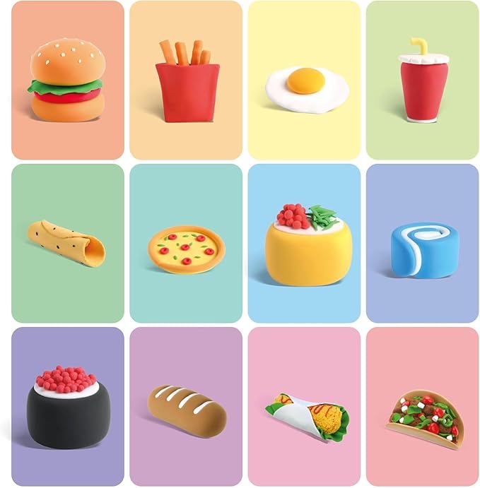 Air Dry Clay for Kids - Modeling Clay Kits, Ultra Light & Soft, Safe & Non-Toxic, 12 Boxes DIY Model Magic Clay 48 Colors with Sculpting Tools und Tutorials, Creative Art Crafts Toys Gifts Boys Girls