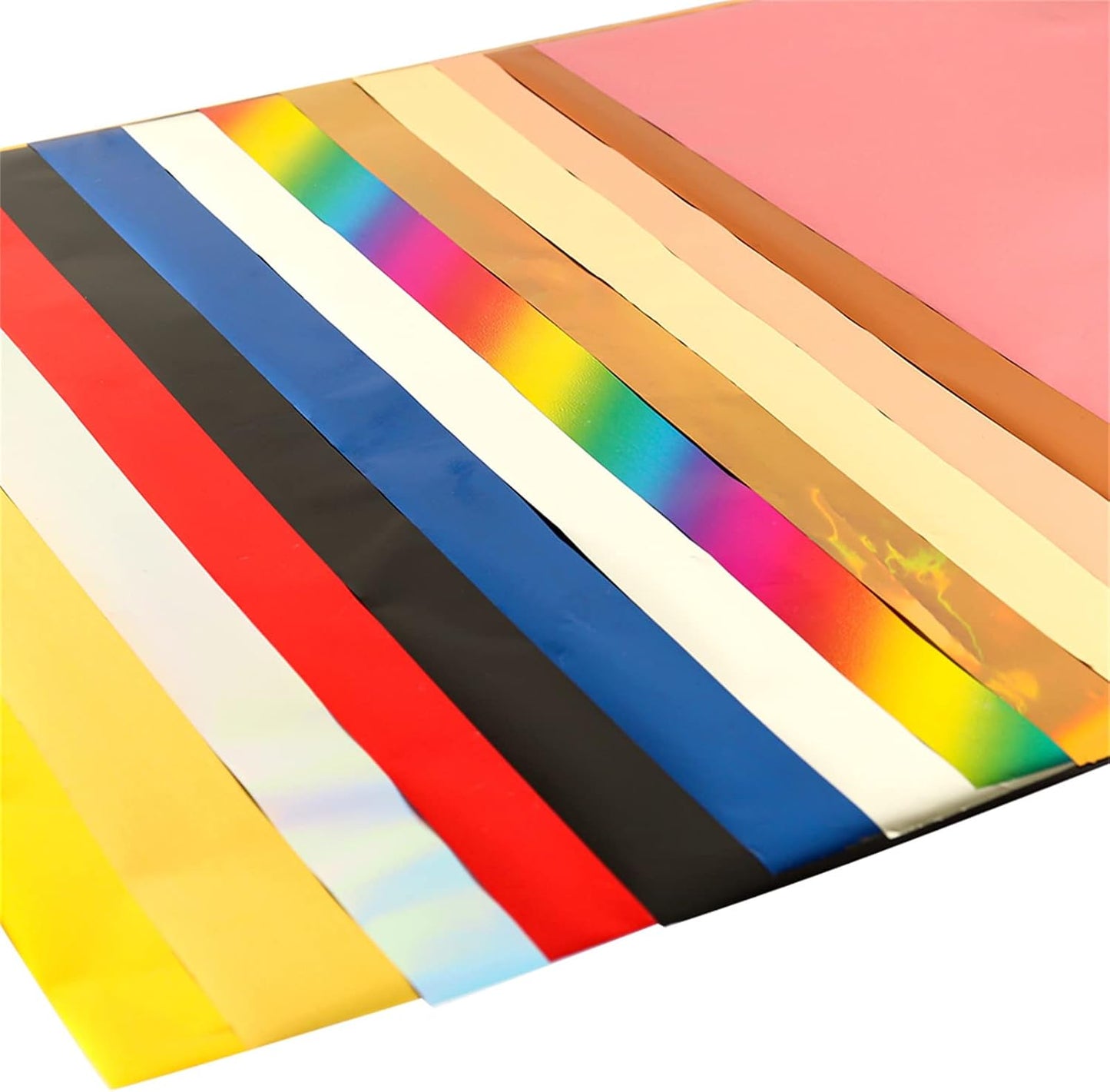 Briartw 20x29cm Hot Foil Paper 50 Sheets Pack Toner Reactive Foil Hot Stamping Foil Paper by Laser Printer and Laminator for Scrapbooking Craft Cardmaking DIY Album (Black, 50 Sheets)