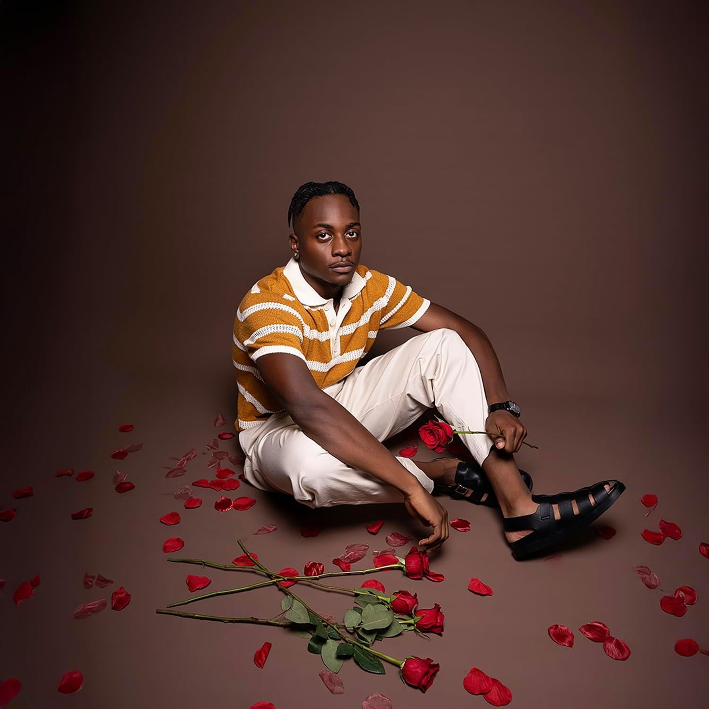 Kate Seamless Paper Backdrop for Photography, Party, Live Streaming, Brown Paper Roll (86''x32.8' Coco Brown)