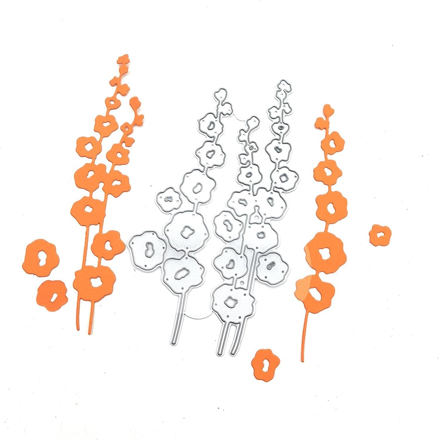 3D Background Cutting Dies Metal Stencils Scrapbooking Tools Flowers Lace Frame DIY Embossing Template for Paper Card Making Album Arts Crafts Supplies (Flowers Bunch-6.5x12cm)