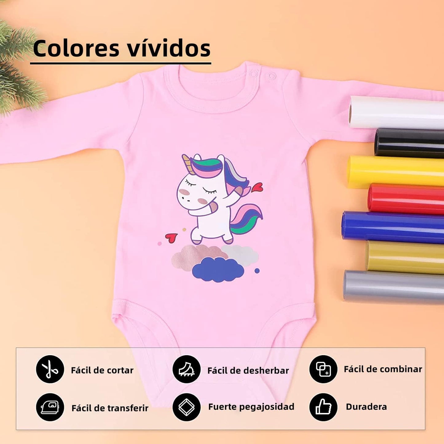 HTVRONT HTV Vinyl Rolls - 12" x 5ft Gold HTV for Shirts & All Cutter Machines - Easy to Cut & Weed