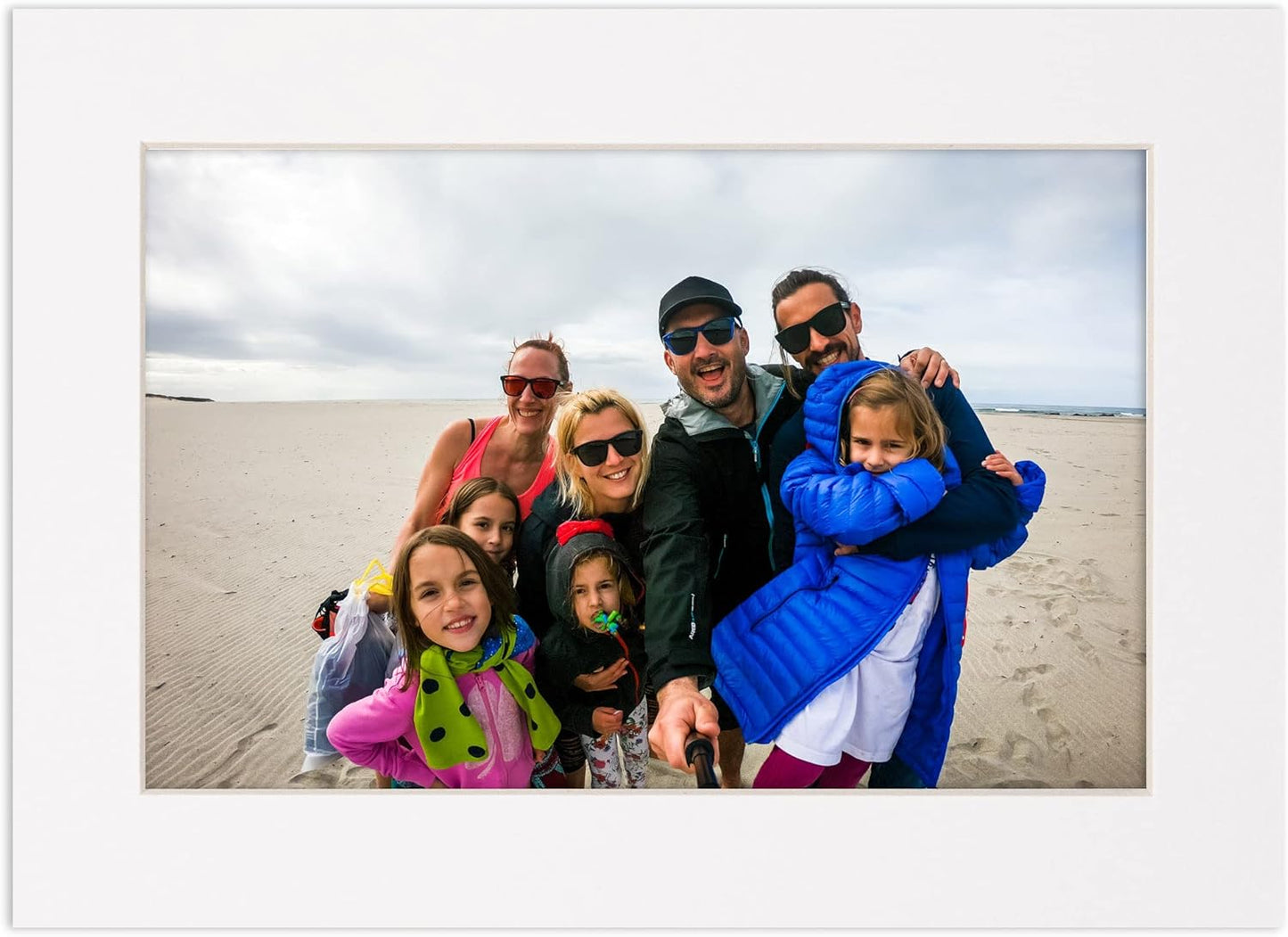 5x7 Mat for 8.5x11 Frame - Precut Mat Board Acid-Free Show Kit with Backing Board, and Clear Bags White 5x7 Photo Matte Made to Fit a 8.5x11 Picture Frame Matboard for Framing, Pack of 10 Mats