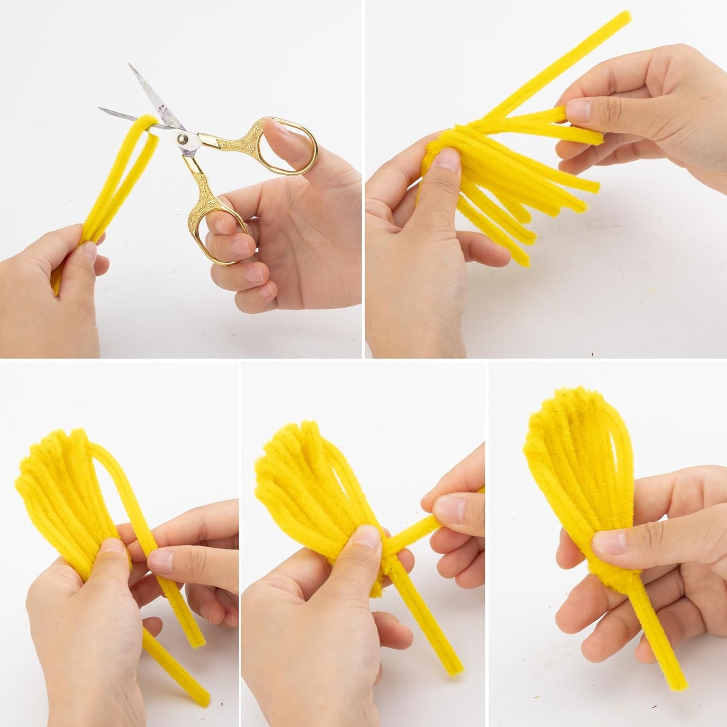 Caydo 500 Pieces Macaroon Pipe Cleaners, Chenille Stems, Pipe Cleaner Crafts for DIY Art and Craft Projects Creative Gift Party Decorations