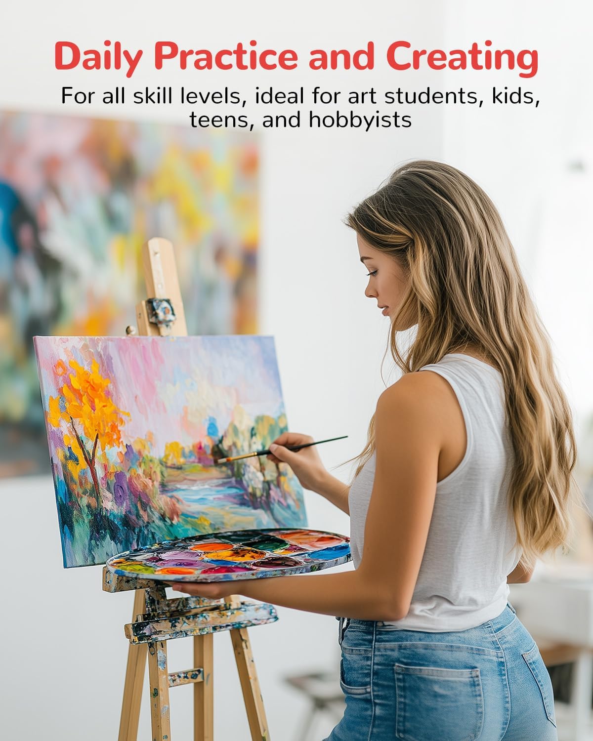 Canvas Boards for Painting 60 Pack, 11x14 Inch Canvas Panels White Blank 100% Cotton Art Supplies for Acrylics Oil Watercolor Tempera Paints