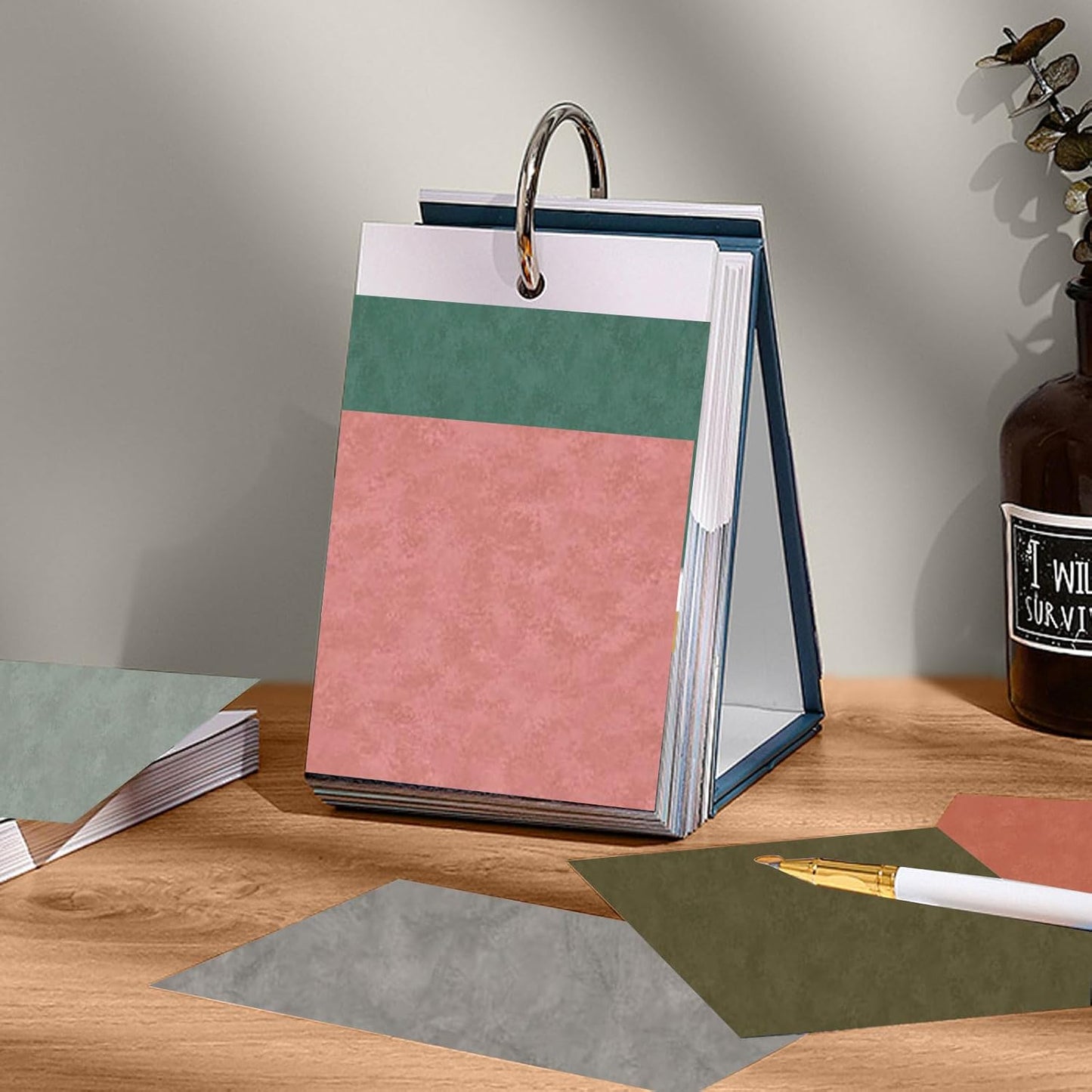 Scrapbook Paper 12x12 Brown, 24 Sheets/24 Designs Double-Sided Bohemian Patterned Craft Paper, Boho Tone Decorative Paper for Junk Journals Greeting Cards Photo Album Decoration (Boho Tone, 12x12 in)