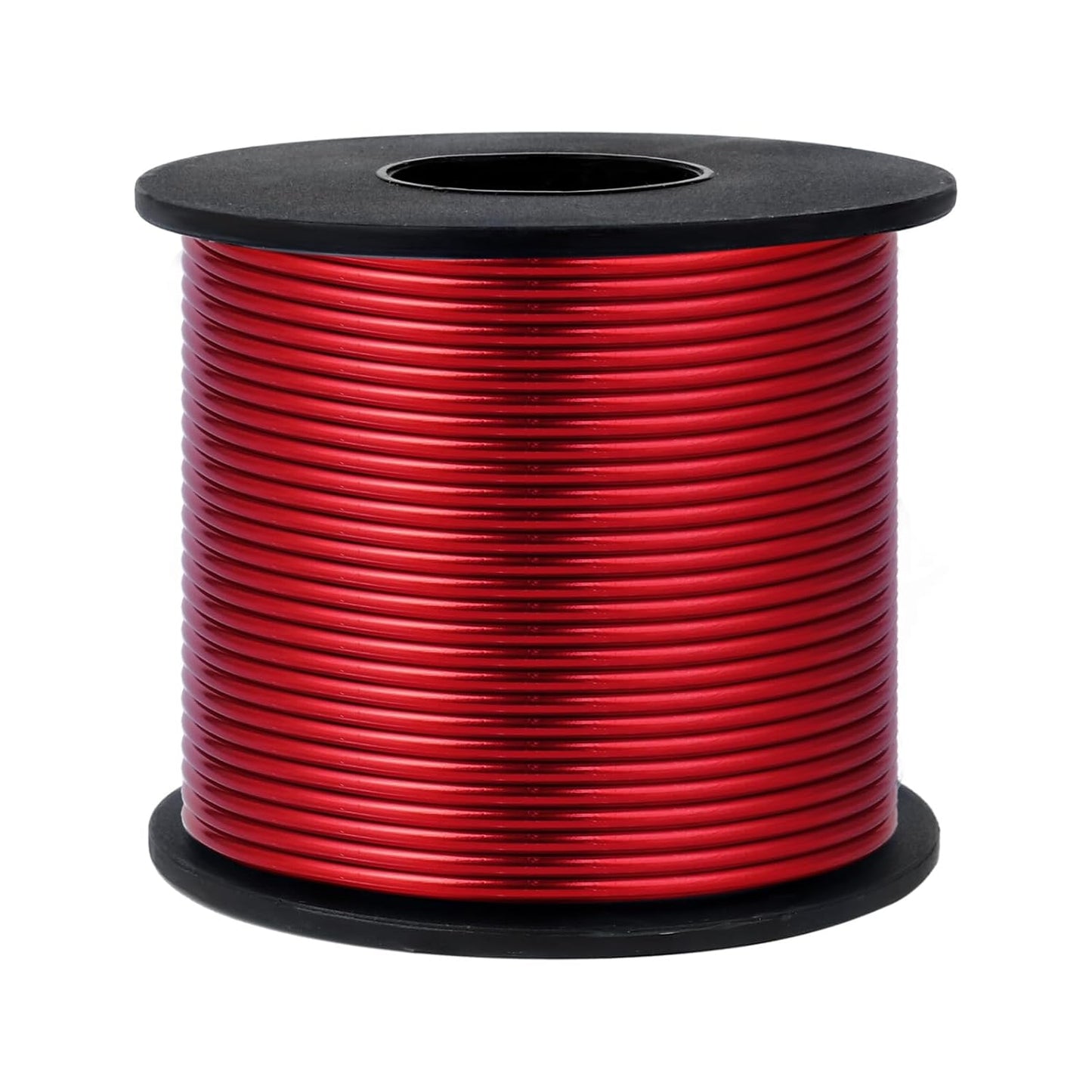 Aluminum Craft Wire, 95 Feet 2.0mm/ 14 Gauge Red Bendable Soft Metal Aluminum Wire Roll Bulk for DIY Crafts Sculpting Jewelry Making