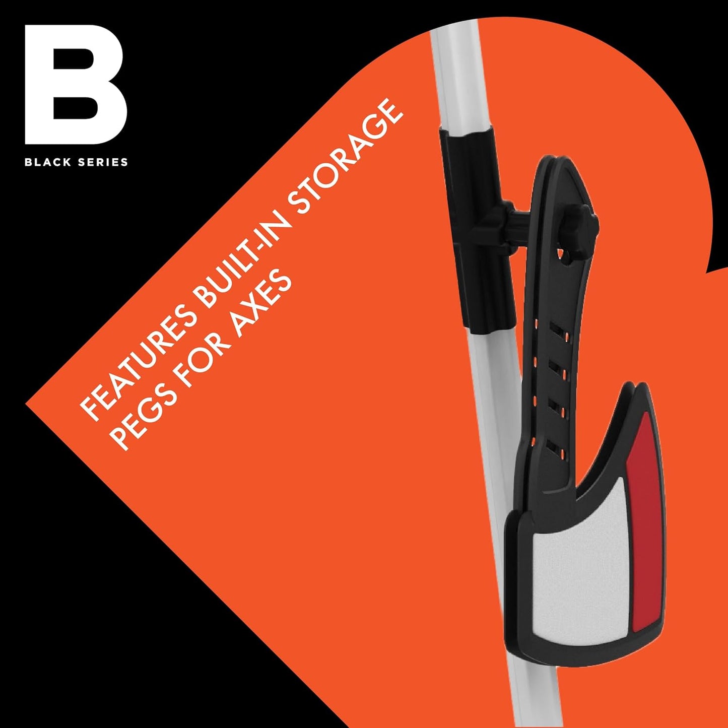 Black Series Axe Throwing Set – Indoor & Outdoor Party Game| Safe Plastic Throwing Axes| Collapsible Target| Backyard Game, Carnival Game, Beach Camping, Tailgating Essential| Fun Sports Activity Gift