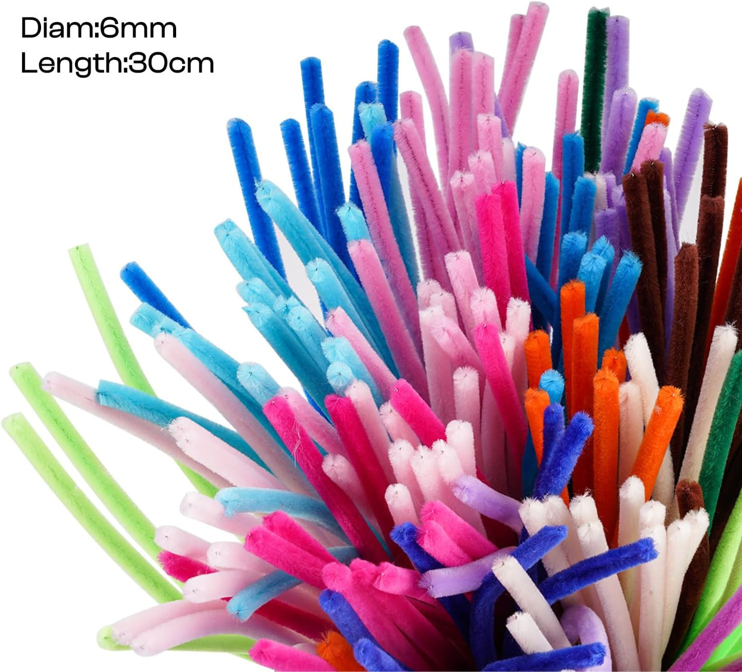 Caydo 500 Pieces Pink Pipe Cleaners, Chenille Stems, Pipe Cleaner Crafts for DIY Art and Craft Projects Creative Gift Party Decorations