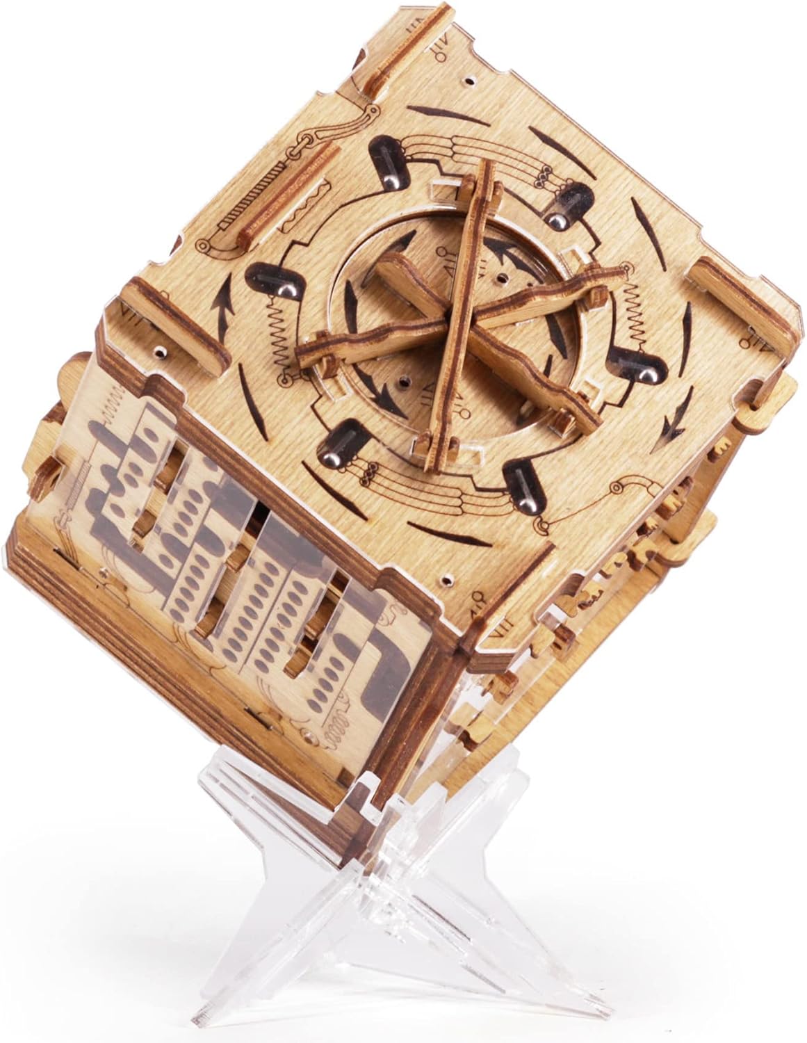 iDventure Cluebox Cambridge Labyrinth ā Wooden 3D Puzzle Box ā Escape Room Brain Teaser Gift ā Money Puzzle Box for Adults & Men