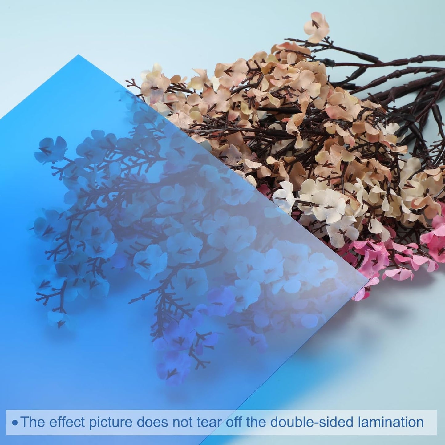 uxcell 4Pcs A4 Gel Light Lighting Filter Overlay Transparent Color Correction Plastic Vinyl PVC Sheets Photography Television Dark Blue,0.2mm