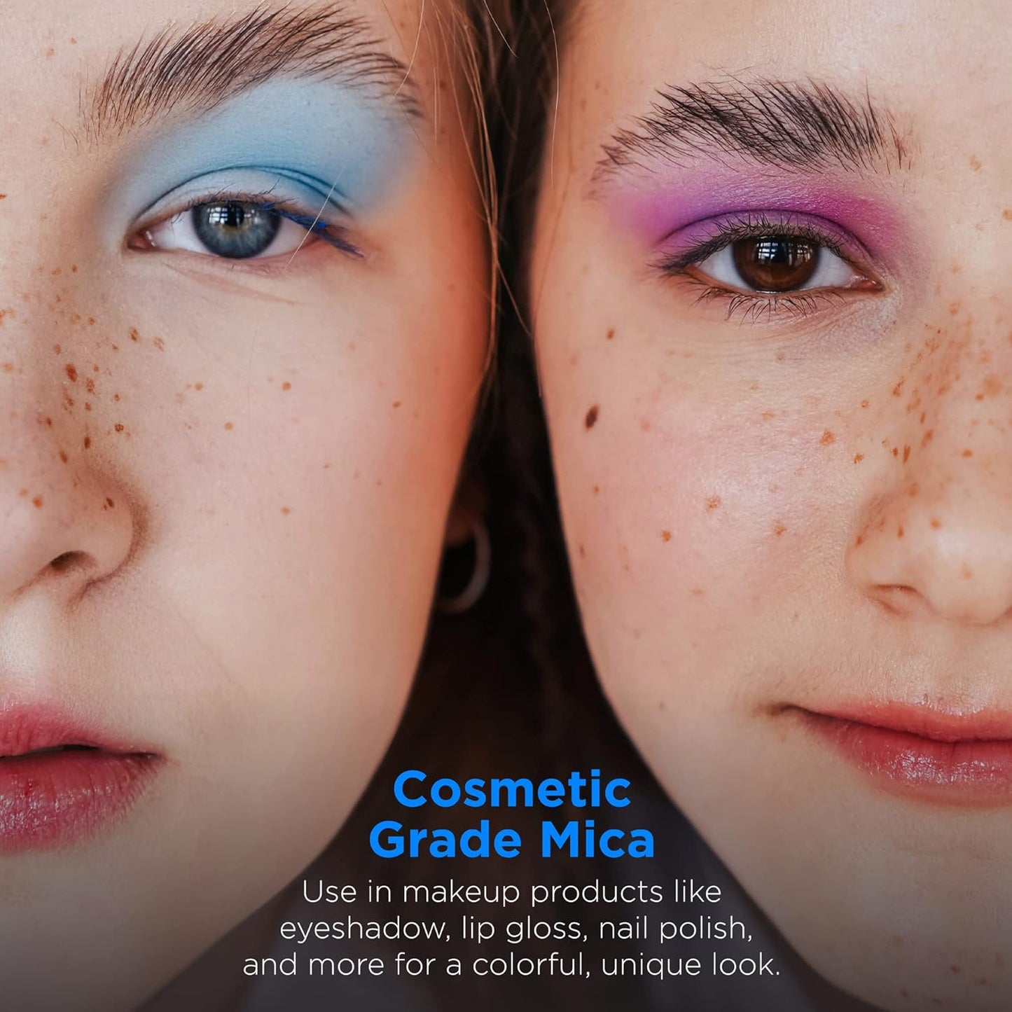 Rolio Mica Powder Pearlescent Color Pigment - 12 Jars for Resin Epoxy, Soap Making, Nail Polish, Lip Gloss, Eye Shadow, Bath Bomb, Slime & Candle - 10g Each (Summer Mountains)