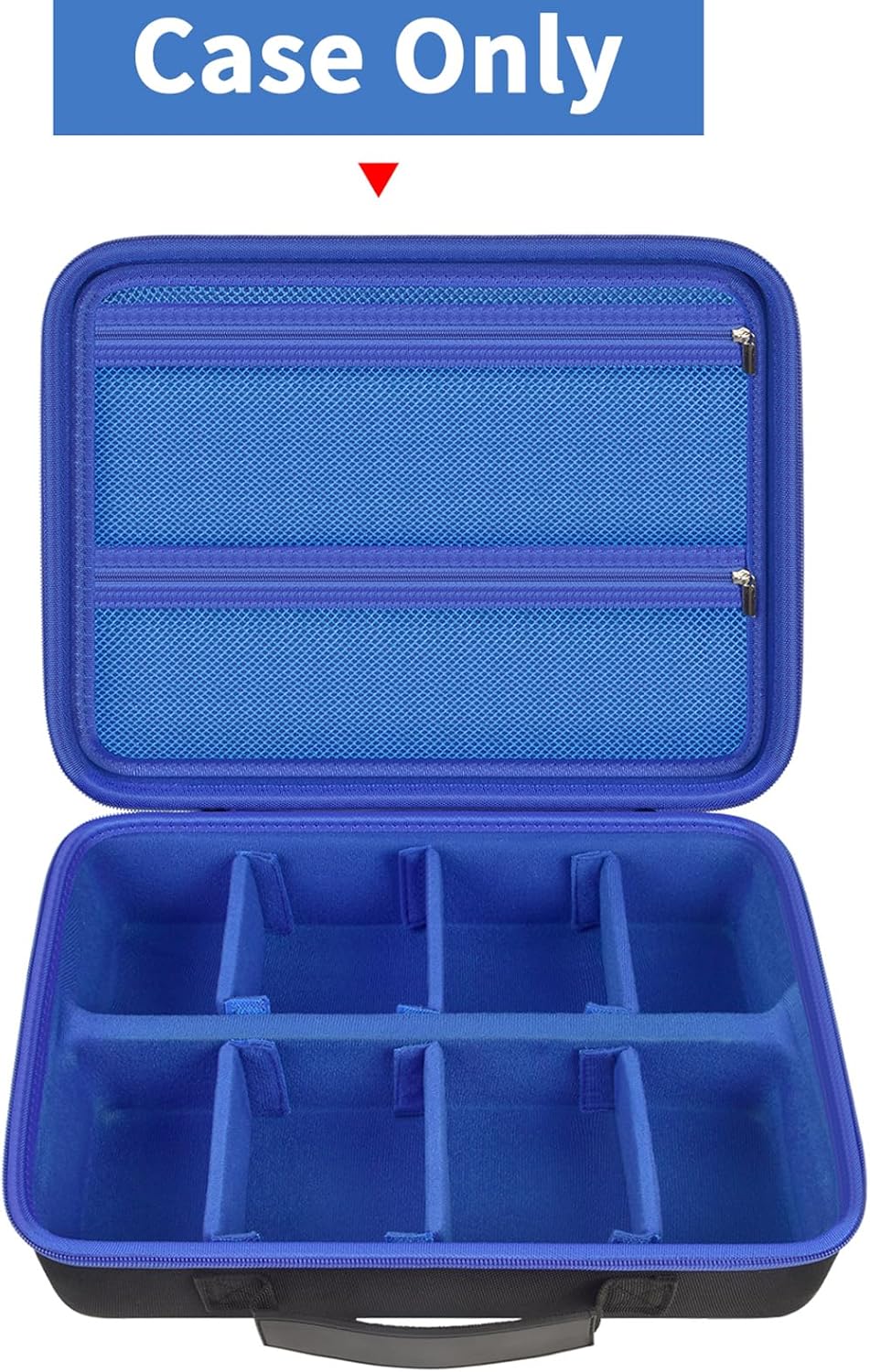 ALLPRIMO Trading Card Case Storage Box for 2700+ Cards. Deck Boxes Travel Organizer Holder Compatible with TCG/for Topps Baseball Sports/for C.A.H/for UNO/for MTG/for Yu-Gi-Oh Games -Blue