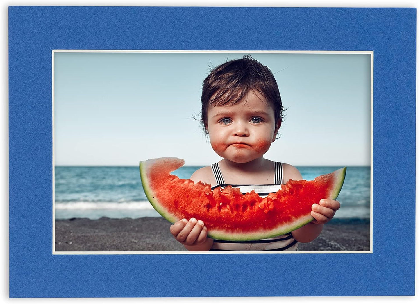 11x14 Mat for 8.5x11 Photo - Precut Royal Blue Picture Matboard for Frames Measuring 11 x 14 Inches - Bevel Cut Matte to Display Art Measuring 8.5 x 11 Inches - Acid Free Pack of 25 MATS