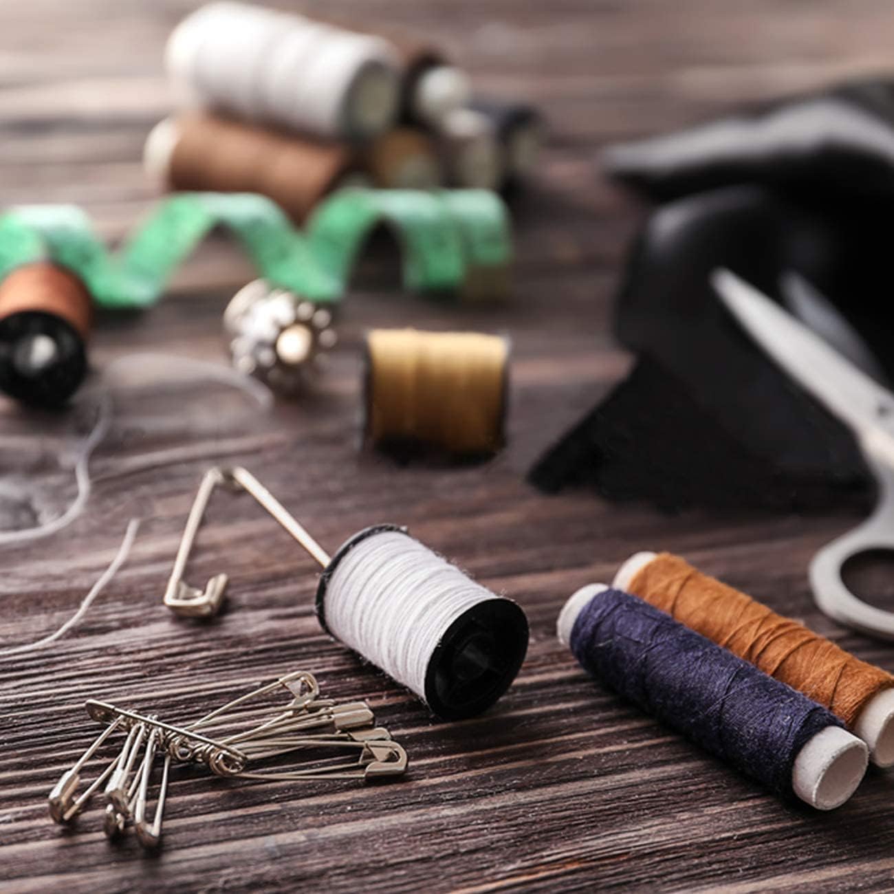 1000 Pack 1.5Inch/38mm Safety Pins - Small Safety Pins with a Convenient Box for Clothes & Home Office