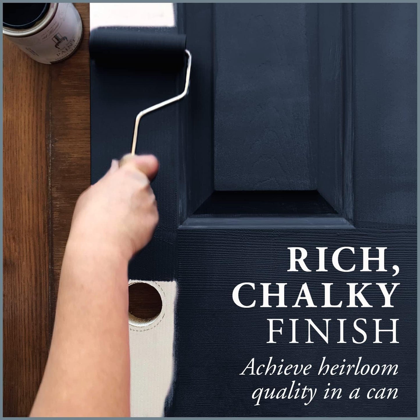 AMY HOWARD AT HOME Chalk-Based One Step Paint for Furniture, Cabinetry, Decor, Finish, and More | No Stripping, Sanding, or Priming | Dark Base | 32 Ounce | Lady Singing Blues