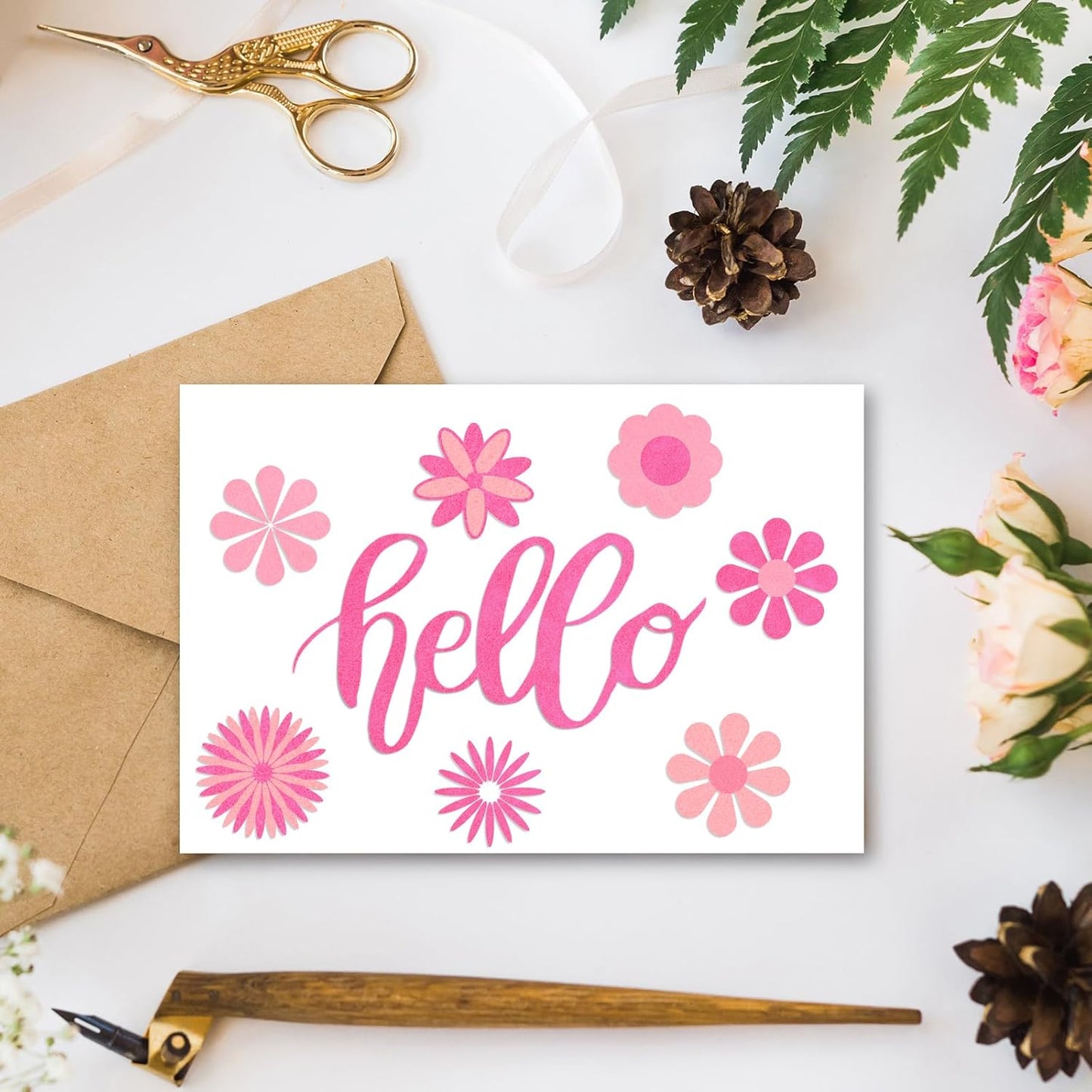 Whaline 18Pcs Felt Fabric Sheets Soft Thick Assorted Pink Craft Felt Pack for DIY Craft Sewing Patchwork Art Projects, 3 Colors, 7.9 x 11.8 Inch