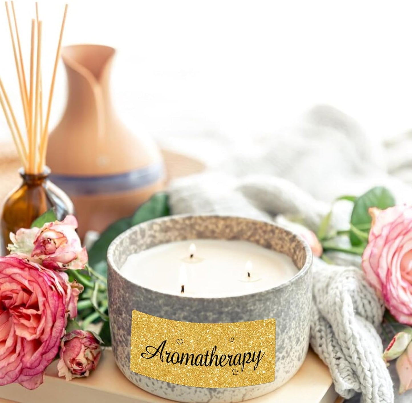 2" x 4" Glitter Gold Thermal Label Stickers,Waterproof Thermal Printer Sticker Labels for Gift Wrapping, Self-Adhesive Name Price Tag DIY Custom Logo Design (250 pcs,Silver)