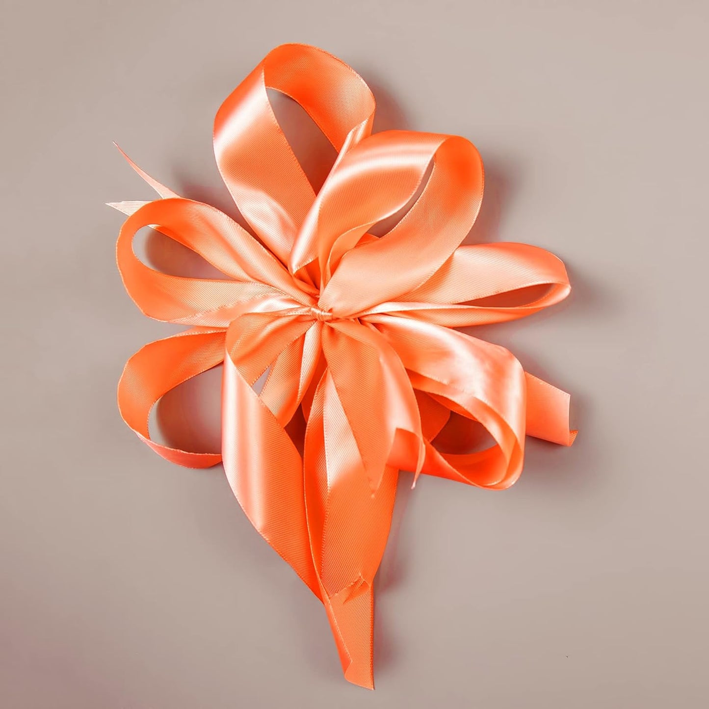 LIUYAXI Torrid Orange Stain Ribbon, 2" X Continuous 50 Yards, Double Faced Fabric Ribbon Use for Bows Bouquet,Christmas Gift Wrapping,Floral Arrangement