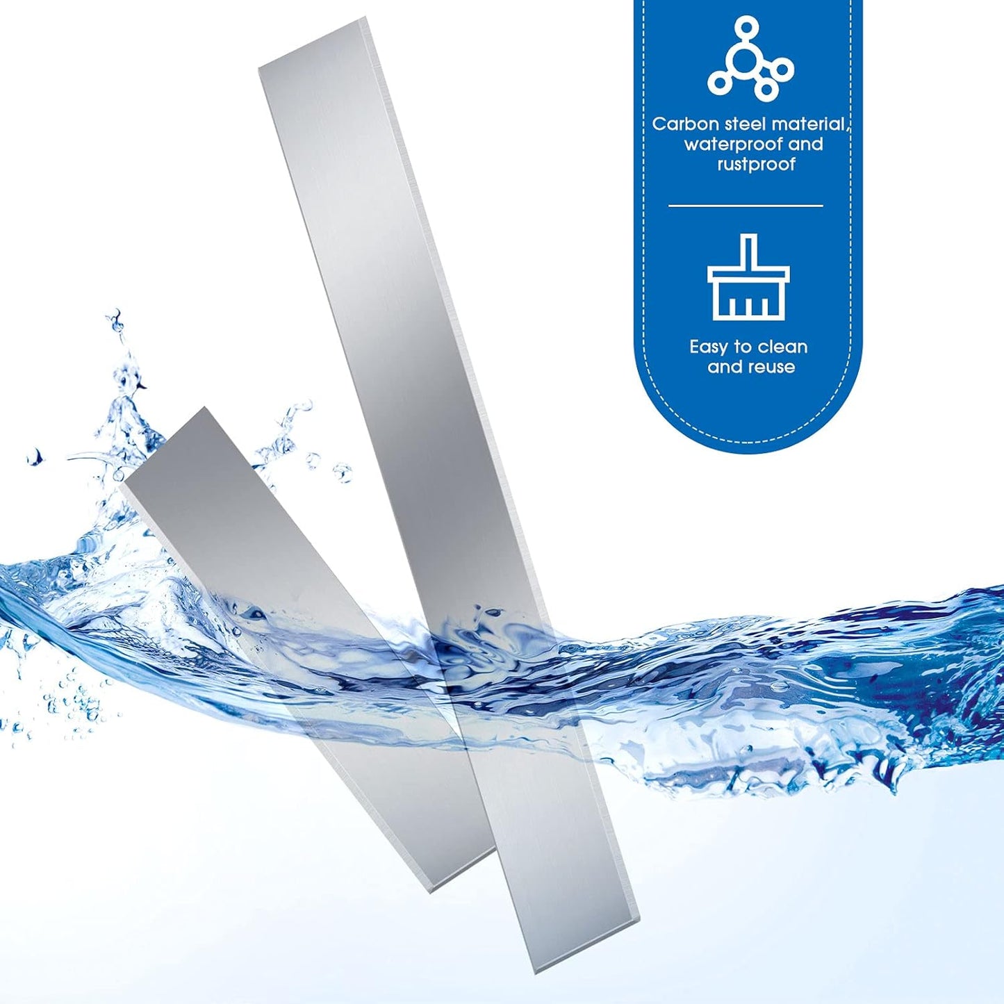 Flexible Polymer Clay Cutters 8 Inch 4 Inch Carbon Steel Blade Polymer Clay Cutting Slicing Tools for DIY Shaping Modelling Sculpturing Supplies(6 Pieces)