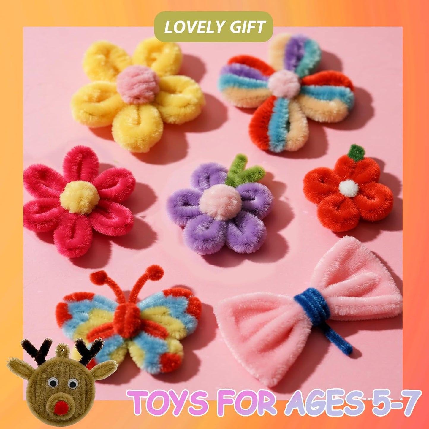 Deep Purple Pipe Cleaners Crafts-200PCS Chenille Stems DIY Crafts for Invitations & Decorations; Suitable for Wedding & Party Occasions,Halloween Decor,Christmas Gifts for Kids,Crochet Flowers