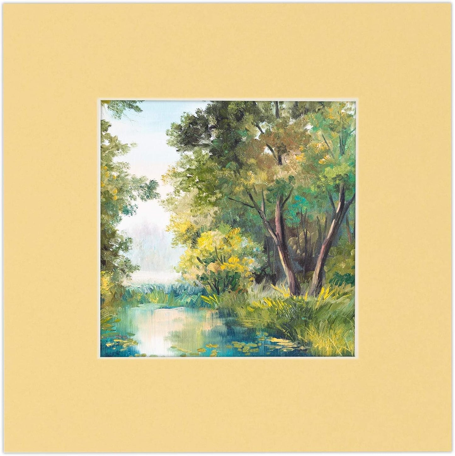 8x10 Mat Bevel Cut for 5.5x8.5 Photos - Acid Free Marzipan Beige Precut Matboard - For Pictures, Photos, Framing - 4-ply Thickness