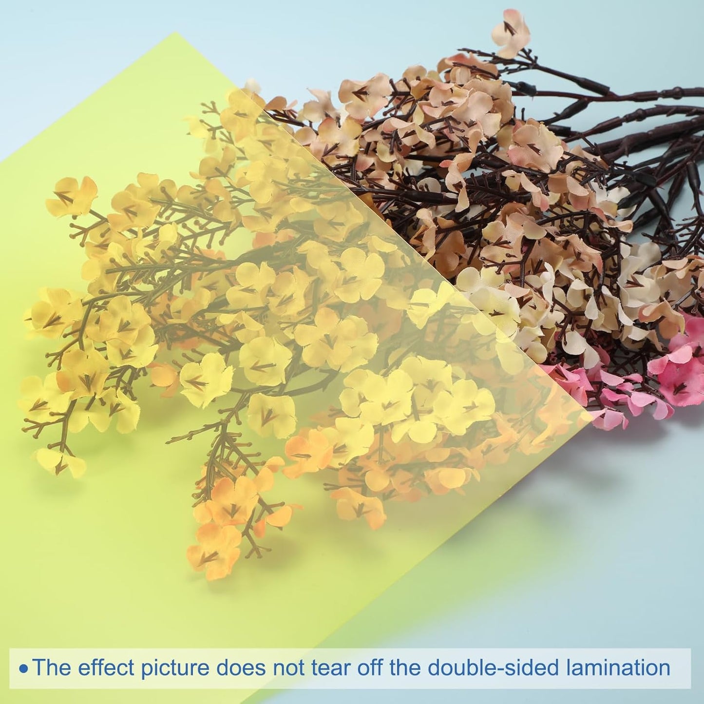 uxcell 4Pcs A4 Gel Light Lighting Filter Overlay Transparent Color Correction Plastic Vinyl PVC Sheets Photography Television Yellow,0.2mm