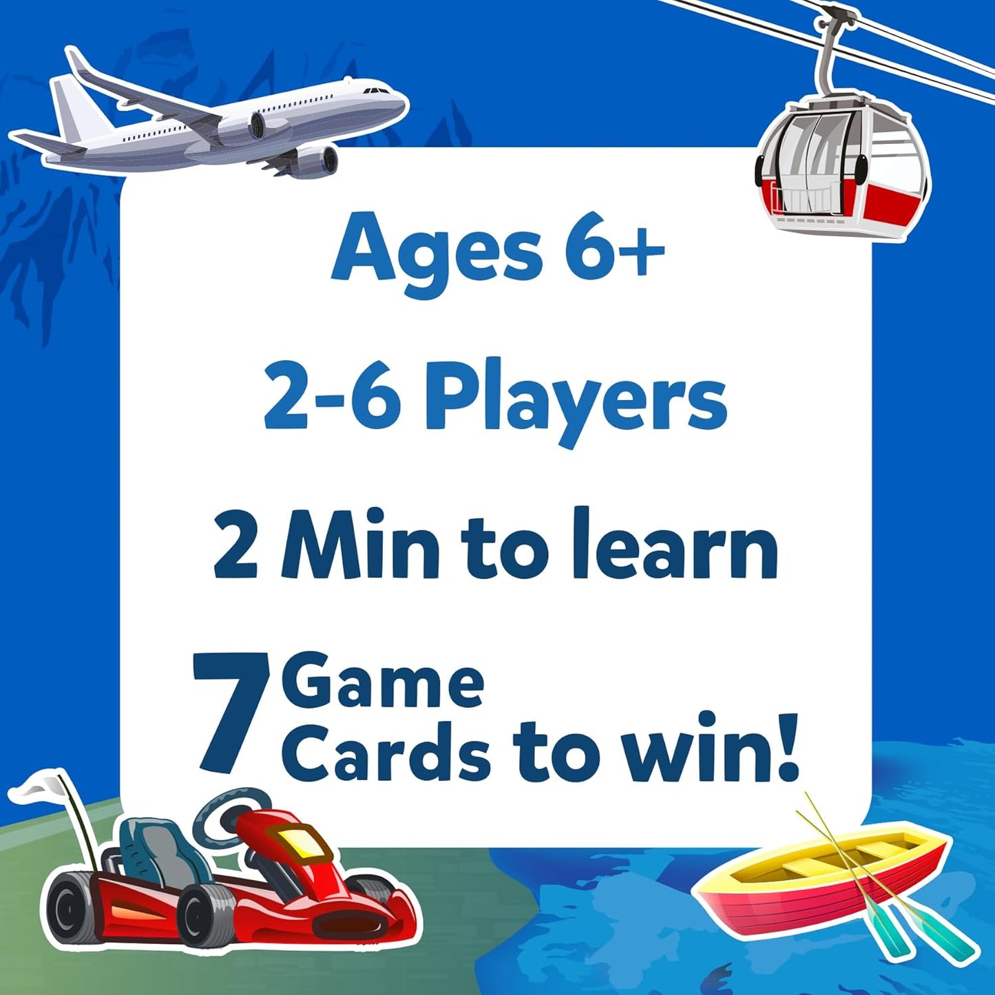 Skillmatics Guess in 10 Things That Go, Perfect for Boys, Girls, Kids Who Love Card Games, Educational Toys & Board Games, Gifts for Ages 6, 7, 8, 9