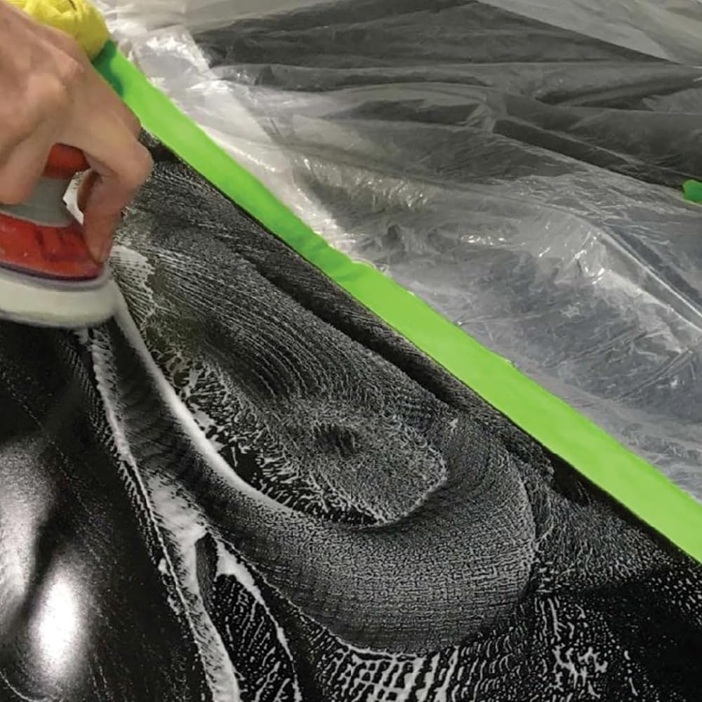 LAUCO DINOGREN High Performance Green Masking Tape for Car Paint, Detailing, & Auto Body - Heat & Water Resistant, Multi-Purpose (1 Inch x 60 Yards, 9 Rolls/Pack)