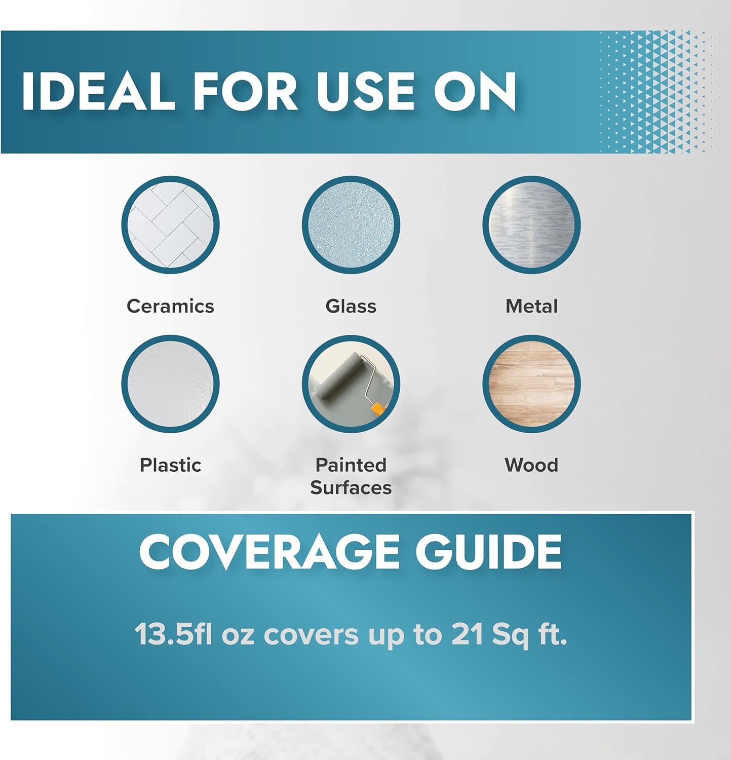 Polar All Surface Primer Matte White - 6 x 13.5 Fl Oz - Ideal for Wood, Metal, Plastic, Brick - Enhanced Adhesion & Quick Drying