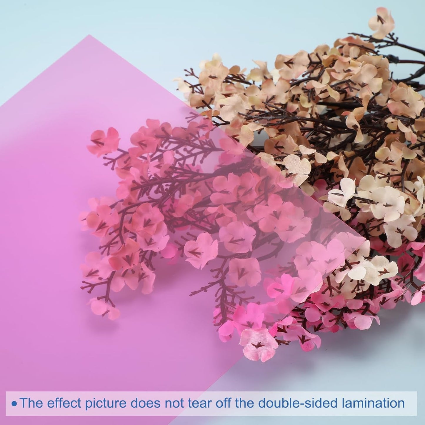 uxcell 4Pcs A4 Gel Light Lighting Filter Overlay Transparent Color Correction Plastic Vinyl PVC Sheets Photography Television Pink,0.2mm