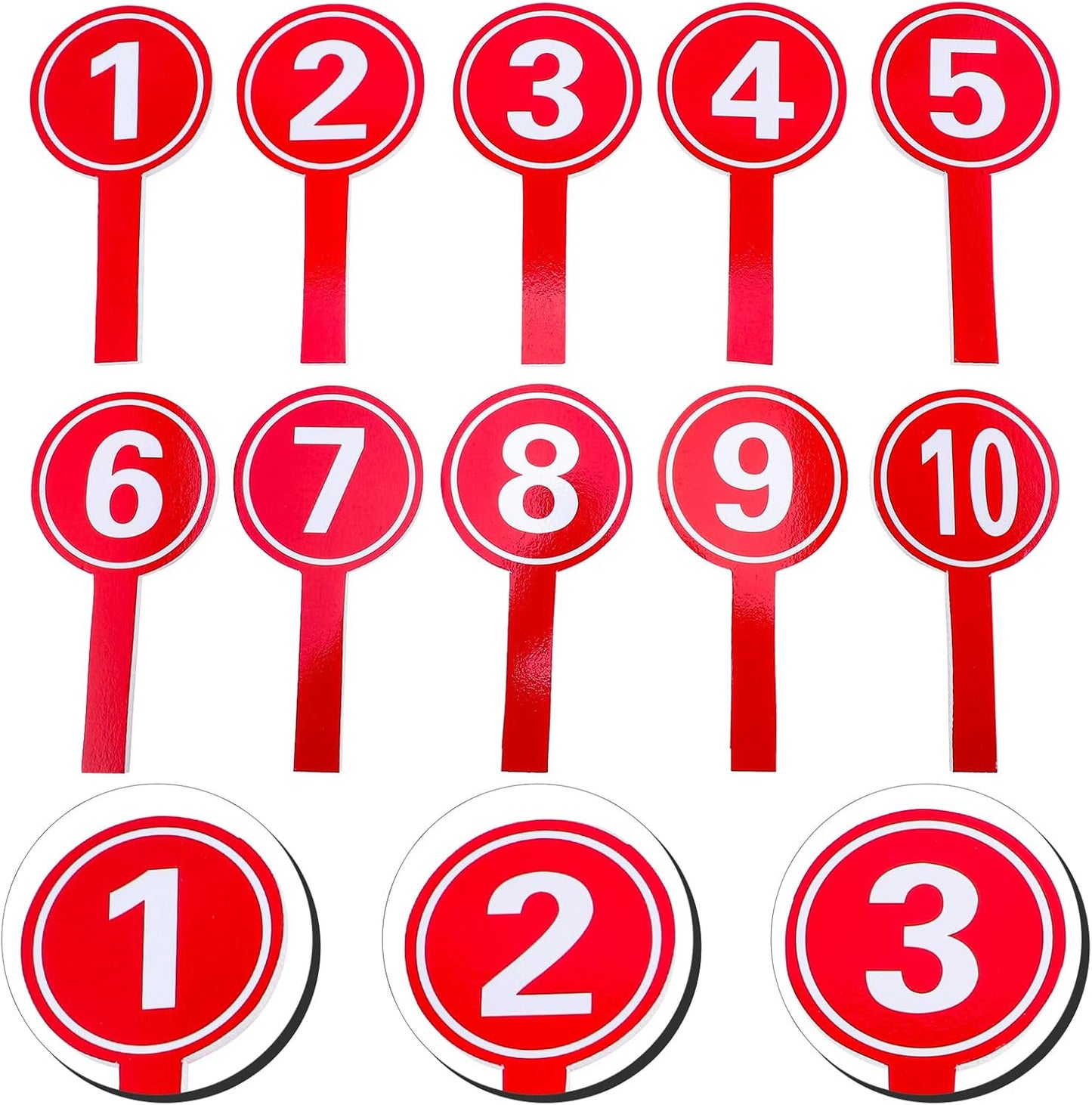 Amosfun 20 a Dry Erase Board Voting Paddles 1-10 Score Number Boards Yes or No Paddles Games Paddle Whiteboard Multi-Function Score Boards Wipe The Board Foam Mini