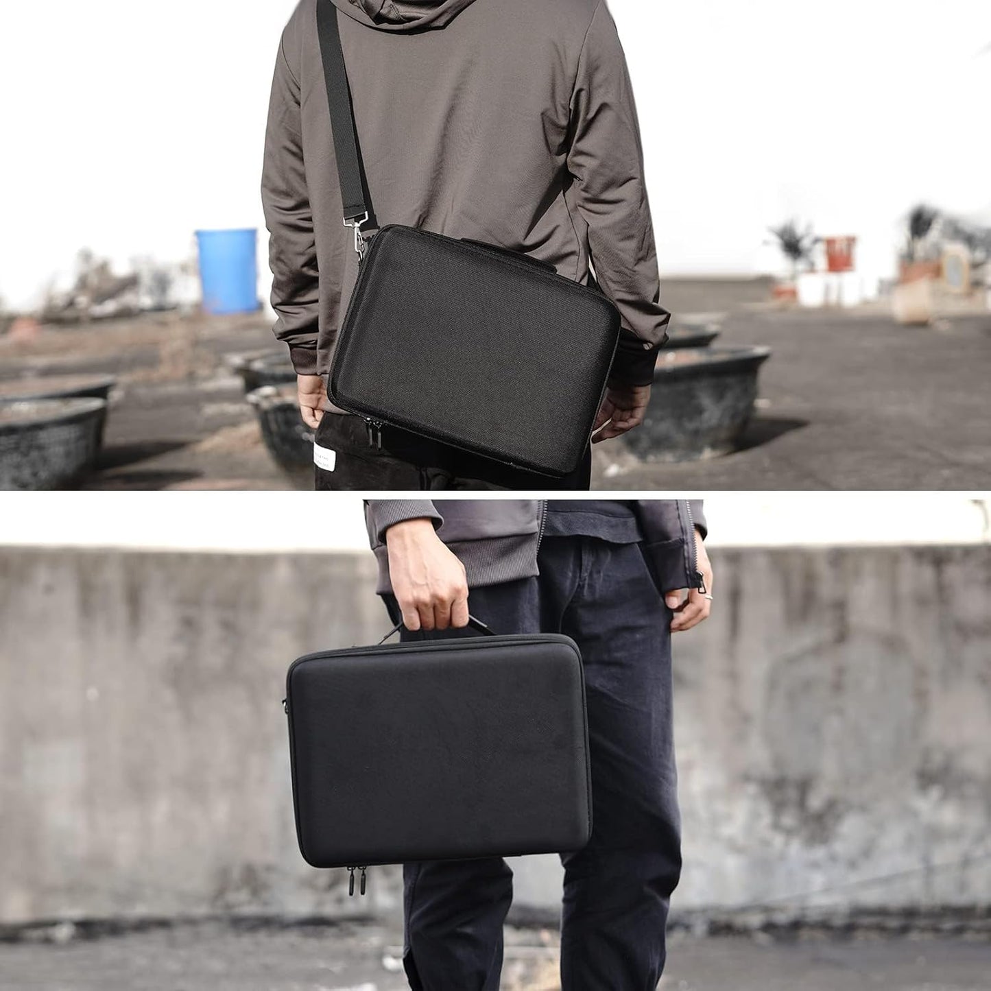 ALLPRIMO Trading Card Case Storage Box for 2700+ Cards. Deck Boxes Travel Organizer Holder Compatible with TCG/for Topps Baseball Sports/for C.A.H/for UNO/for MTG/for Yu-Gi-Oh Games -Grey Inner